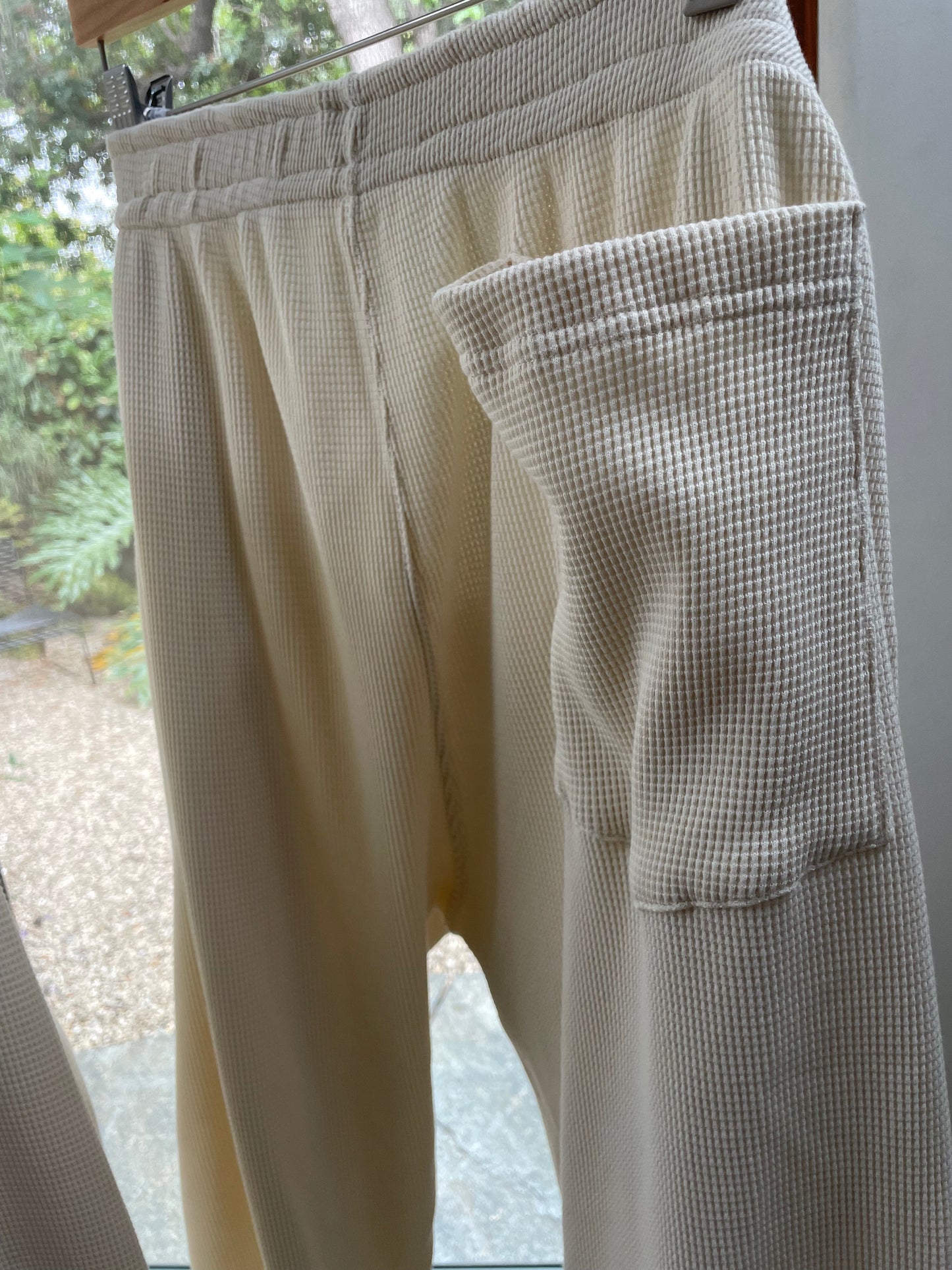Waffle Thermal Shorts (Natural)