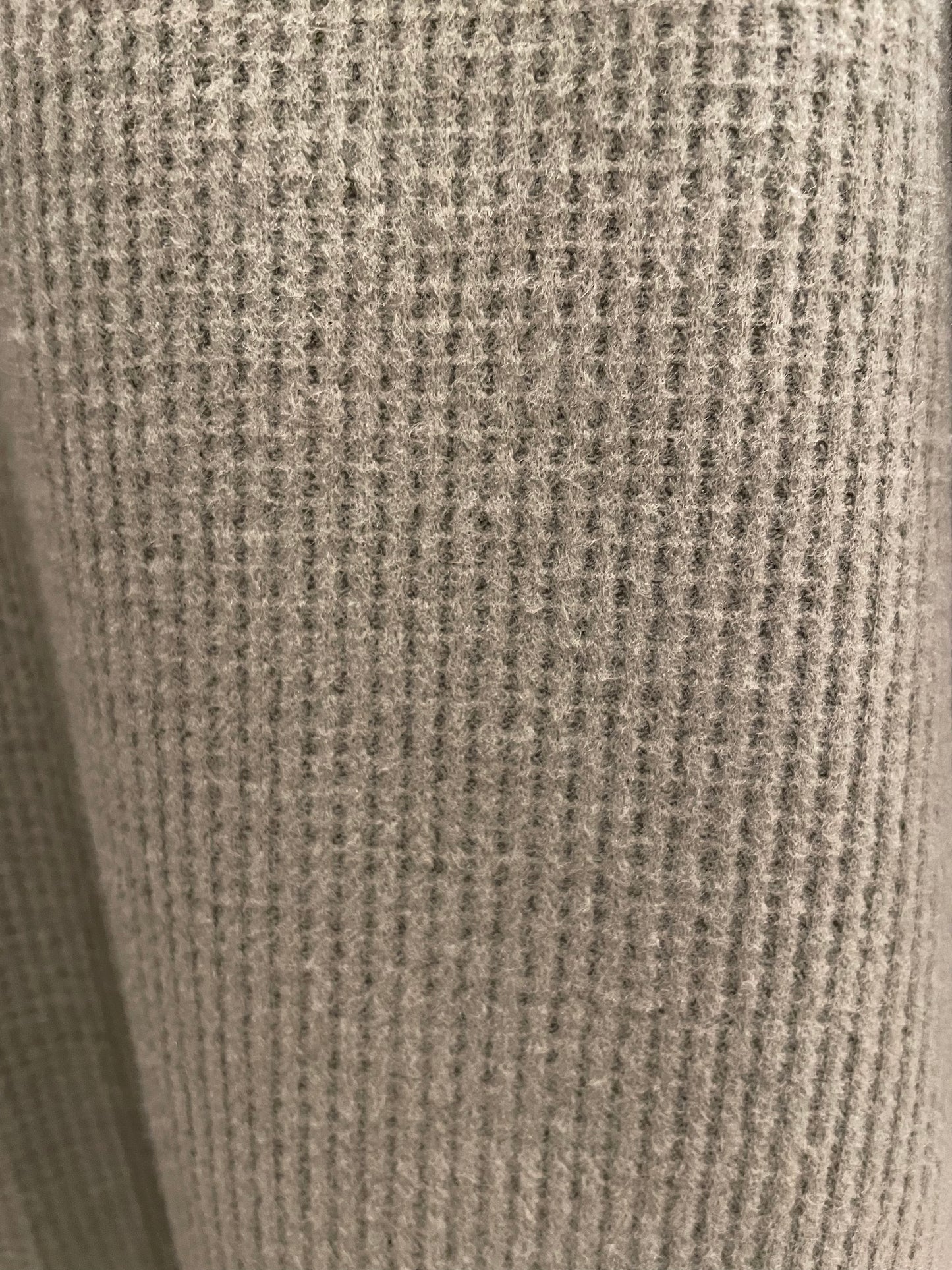 Waffle Terry Long Sleeve Top (Sage)
